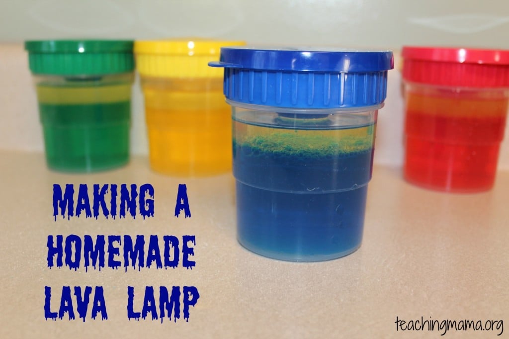 Making a Homemade Lava Lamp
