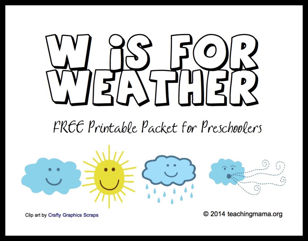 971 New preschool worksheet on weather 591 Free Printable Weather Activities for Kids   True Aim 