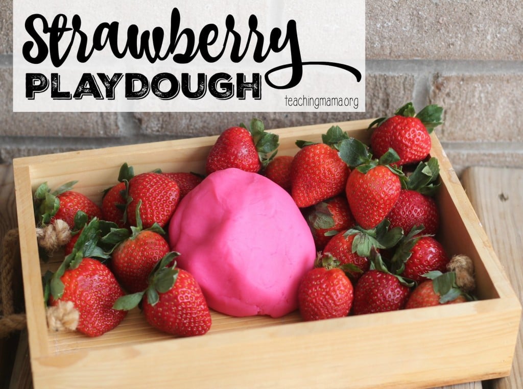 Strawberry Playdough