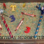 Birthday Sensory Tub