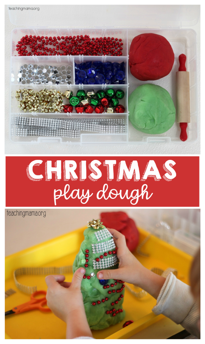 Christmas Play Dough: The Easiest Recipe! - Teaching Mama