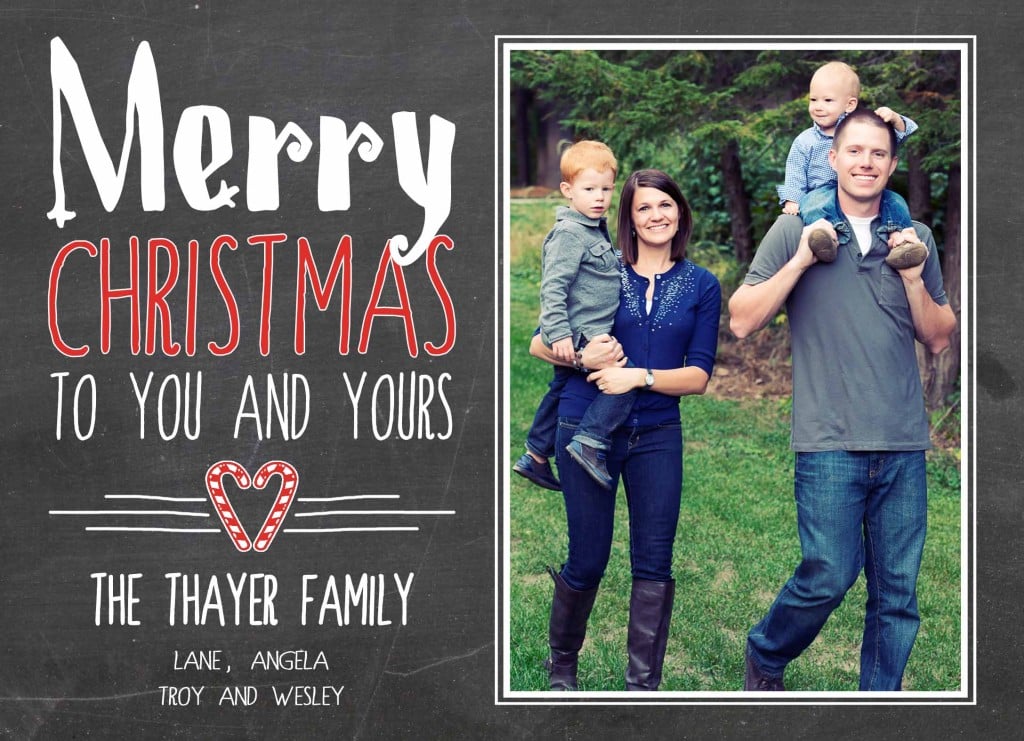 Thayer Card Front