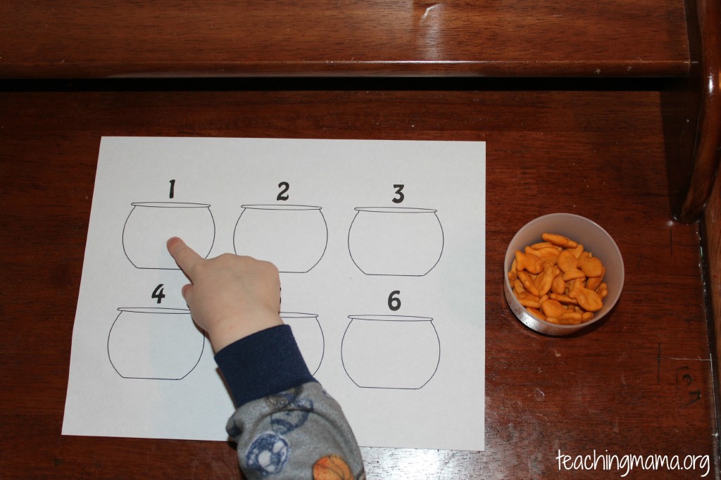 Counting with Goldfish