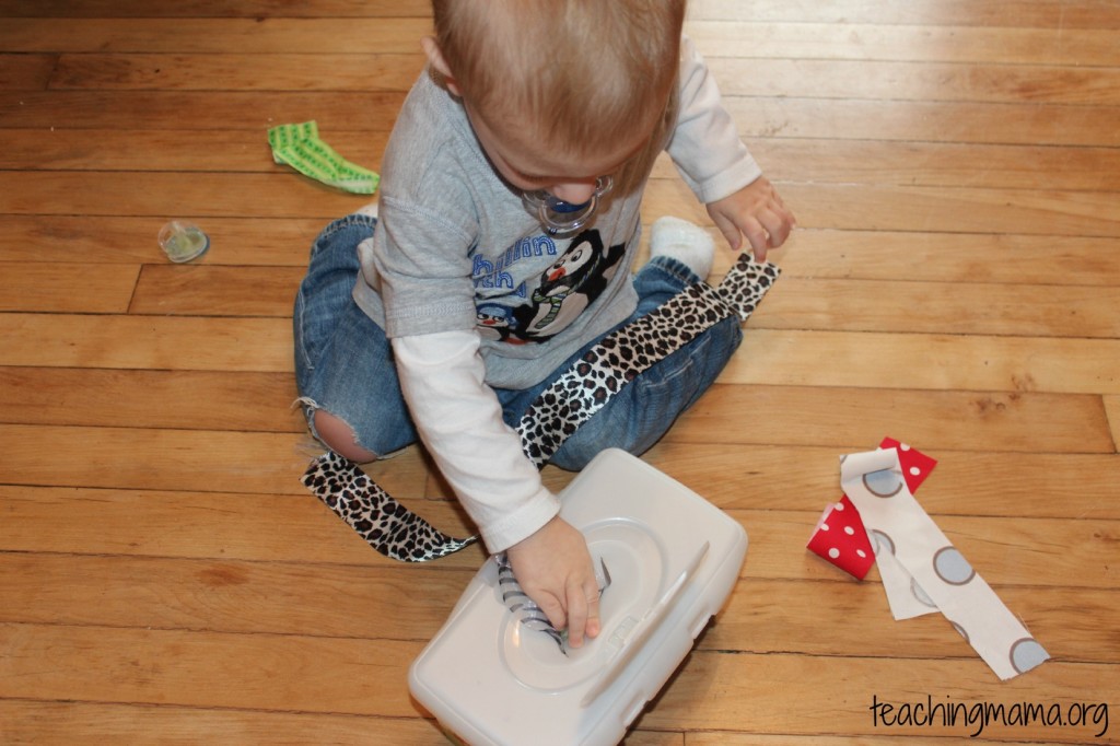 Busy Box: An Easy Baby Activity (a game changer) - Busy Toddler