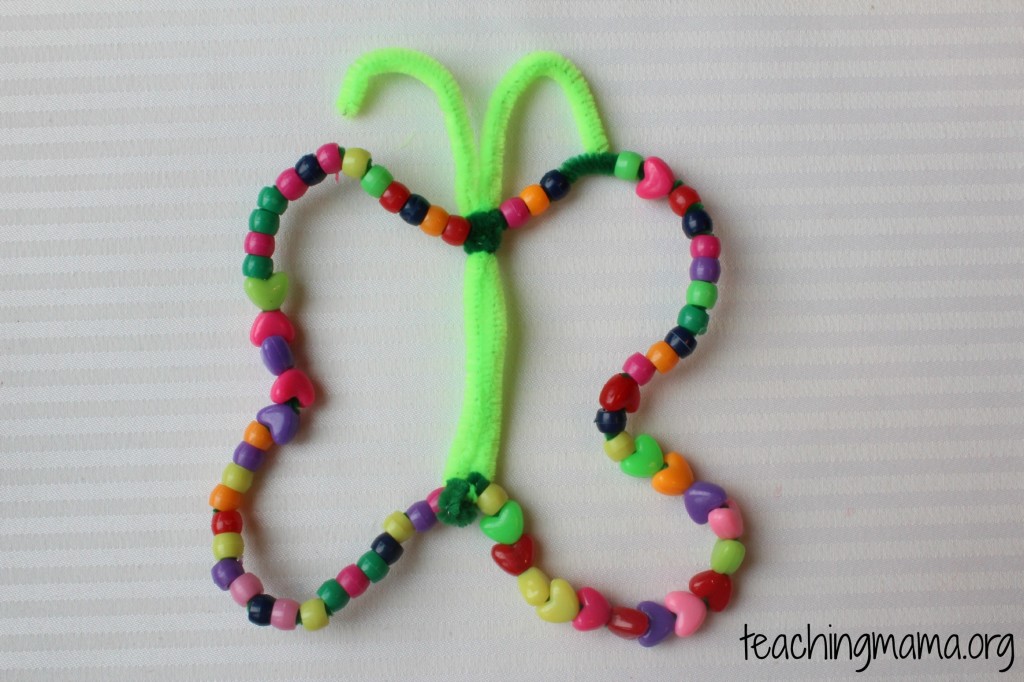 Stringing Beads Butterfly