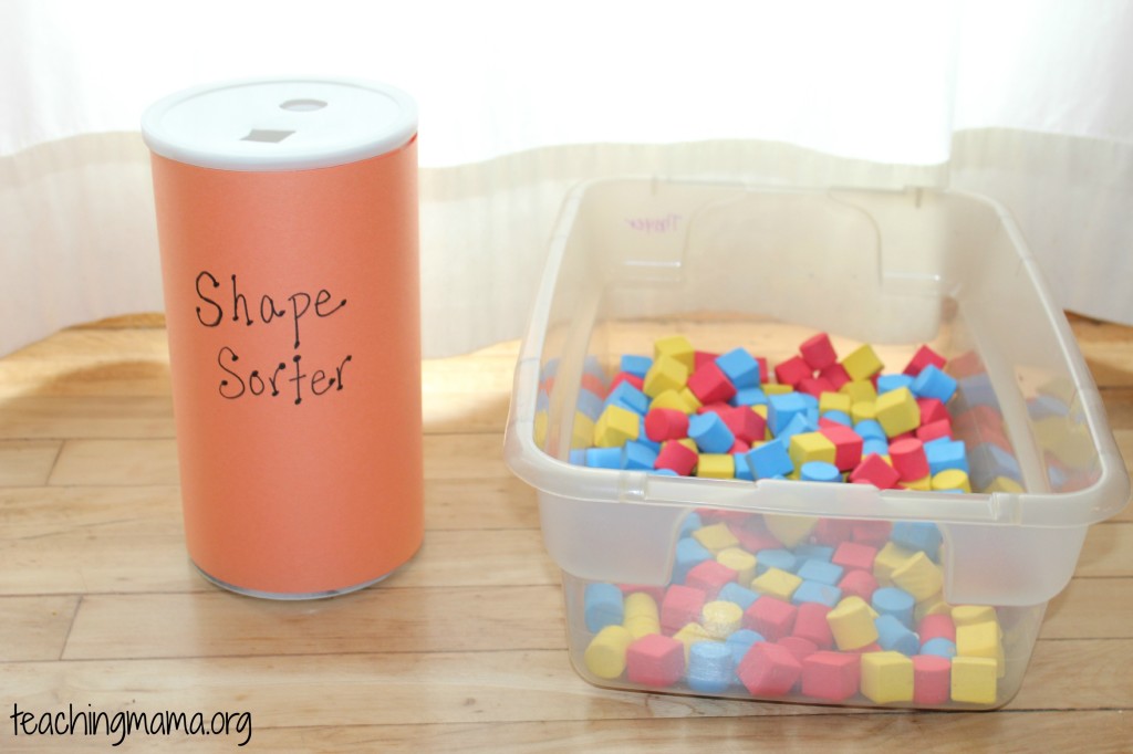 DIY Shape Sorter