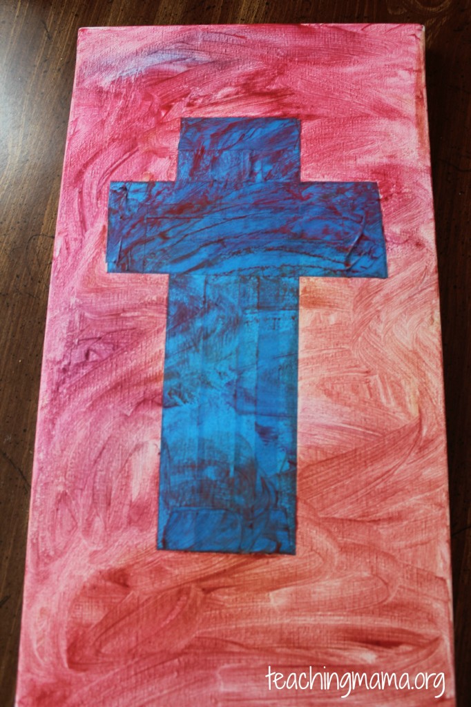 Painted Cross Drying