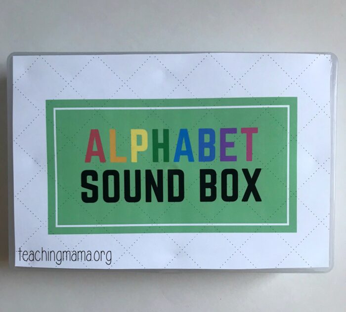 Alphabet Sound Box - A Fun Way to Learn Letter Sounds - Teaching Mama