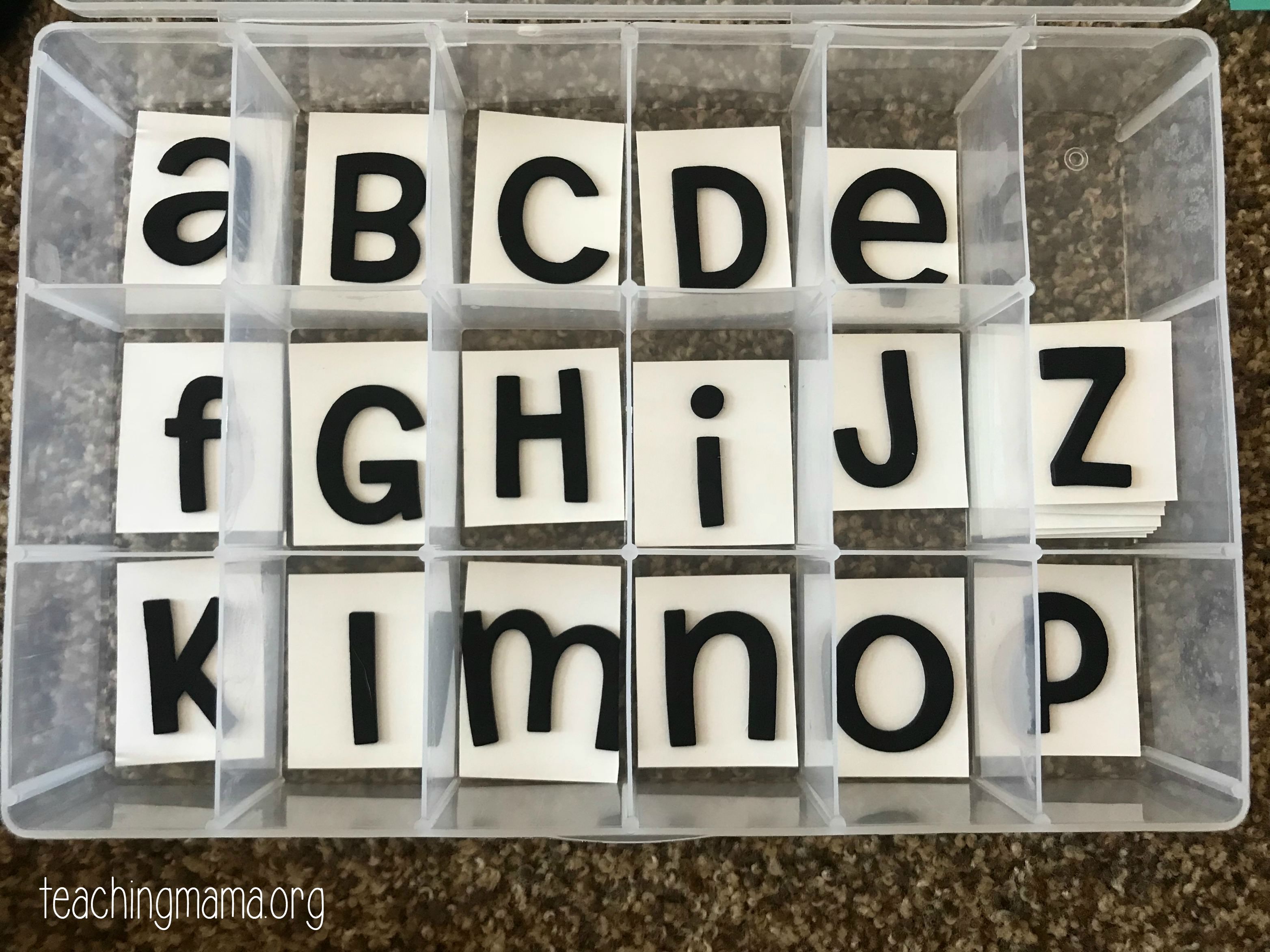 Alphabet & Number Sticker VER.4 / Number Letter Sticker / Letters