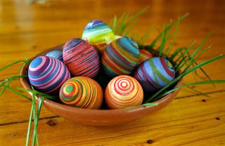 rubber band easter eggs