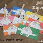 Clothespin Dinosaurs