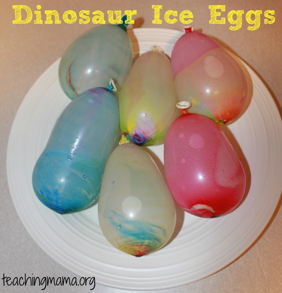 How to Make Dinosaur Ice Eggs