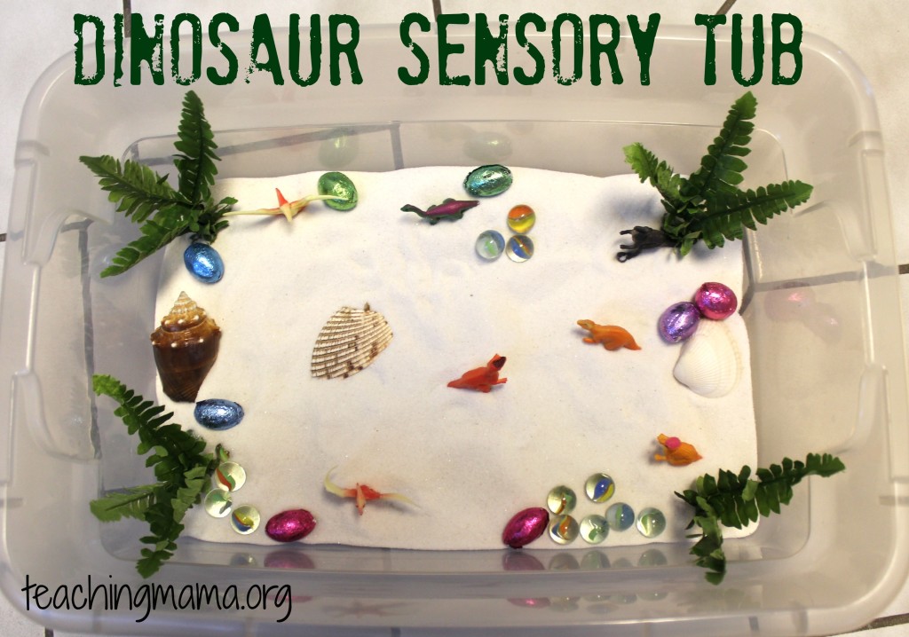 Dinosaur Sensory Tub