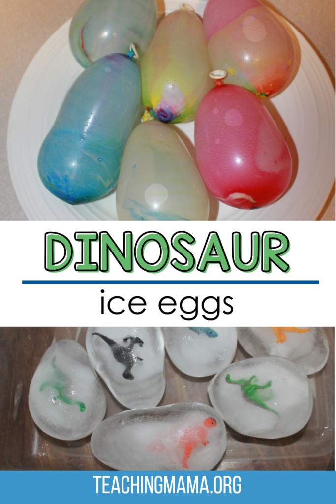 Dinosaur ice eggs