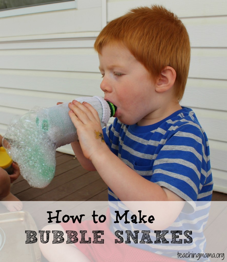 Making Bubble Snakes