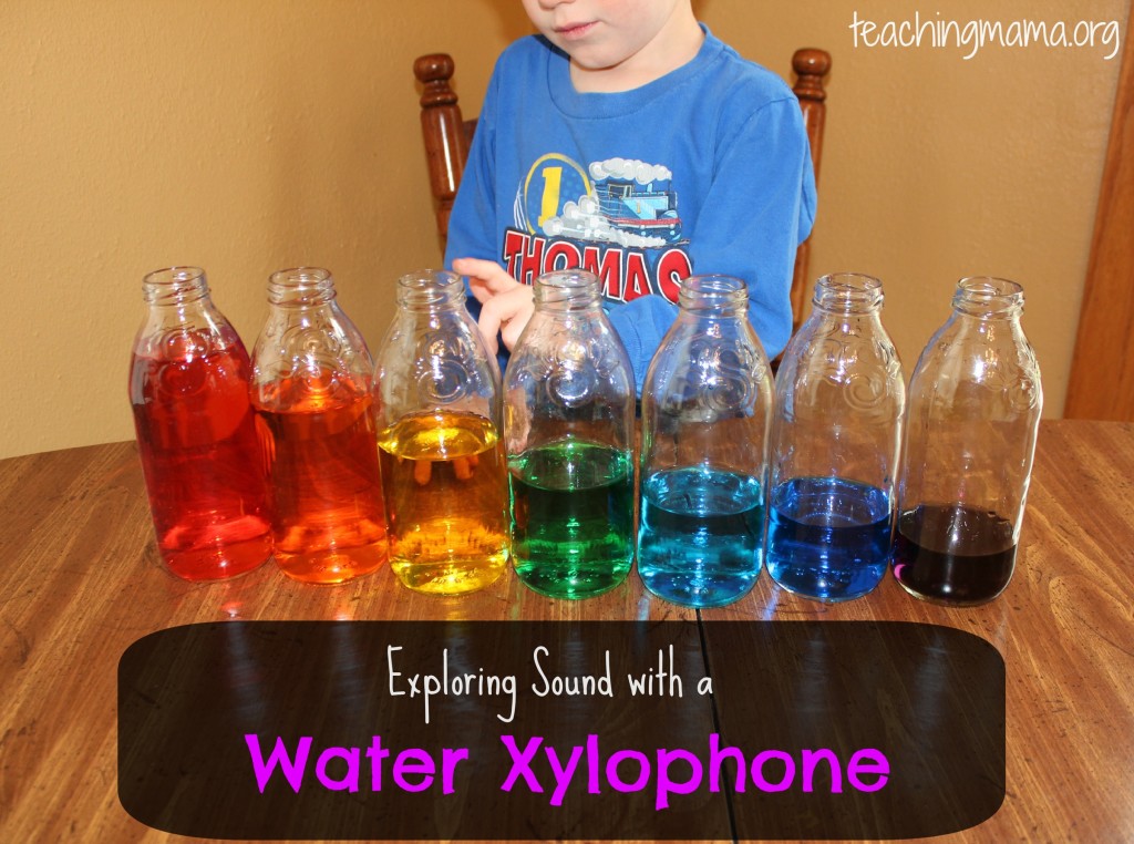 Water Bottle Xylophone (measuring liquid volume) 