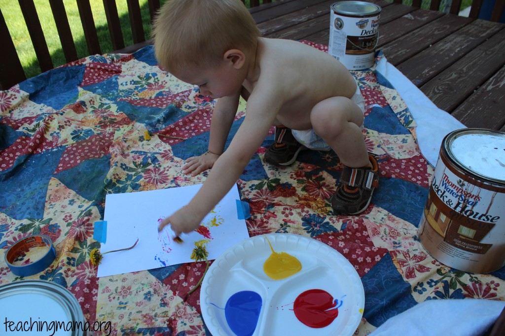 Dandelion Painting