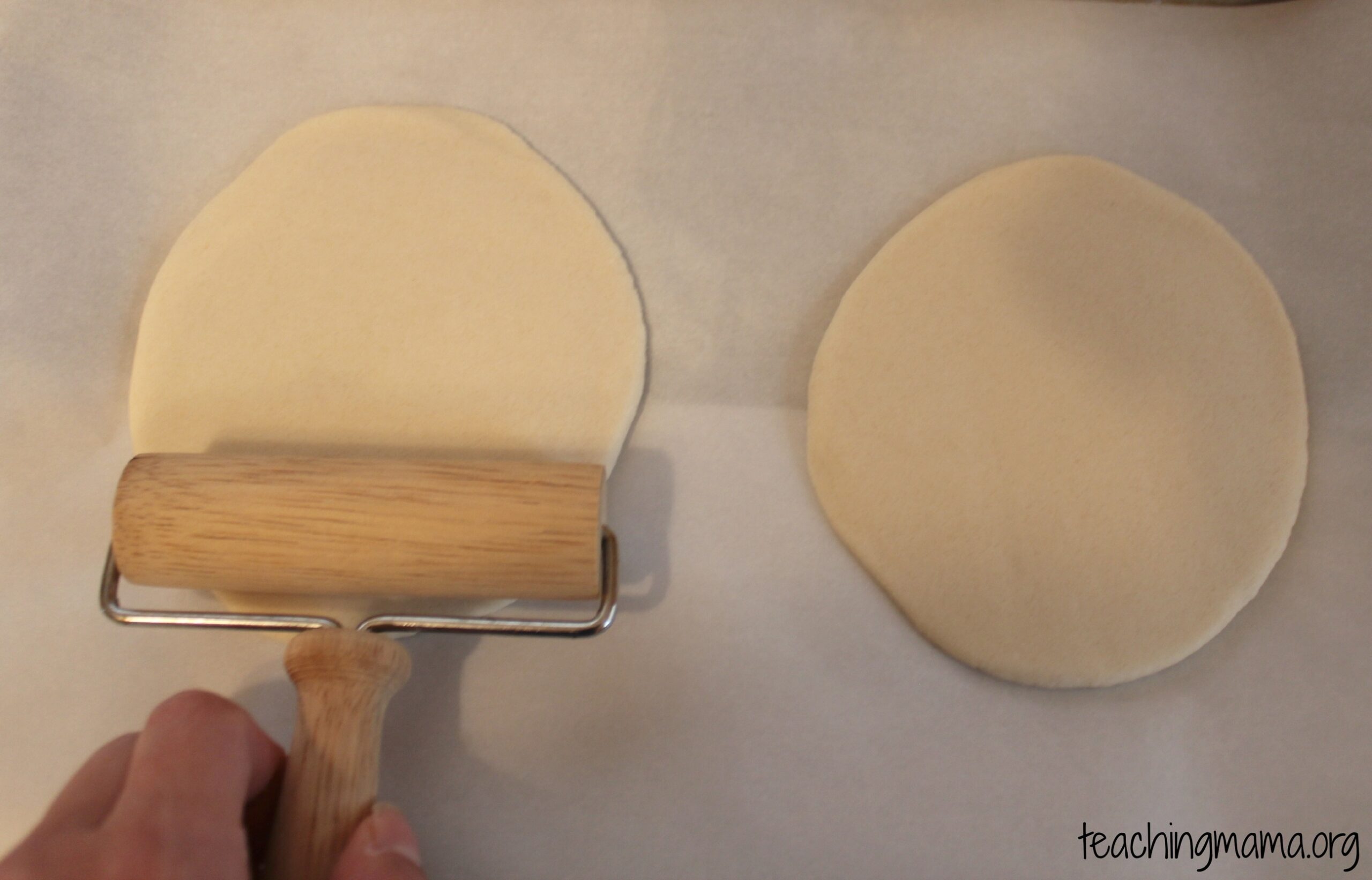 roll out dough - Teaching Mama