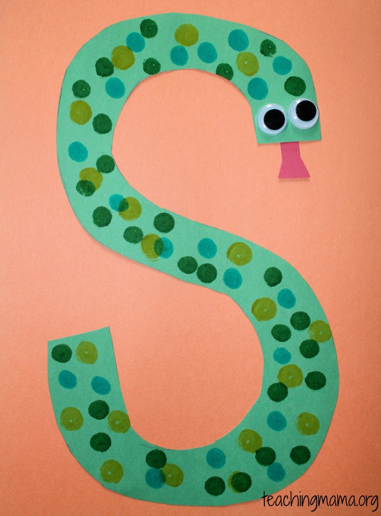 Snake out of the Letter S