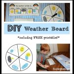 DIY Preschool Weather Board {With Free Printables!}