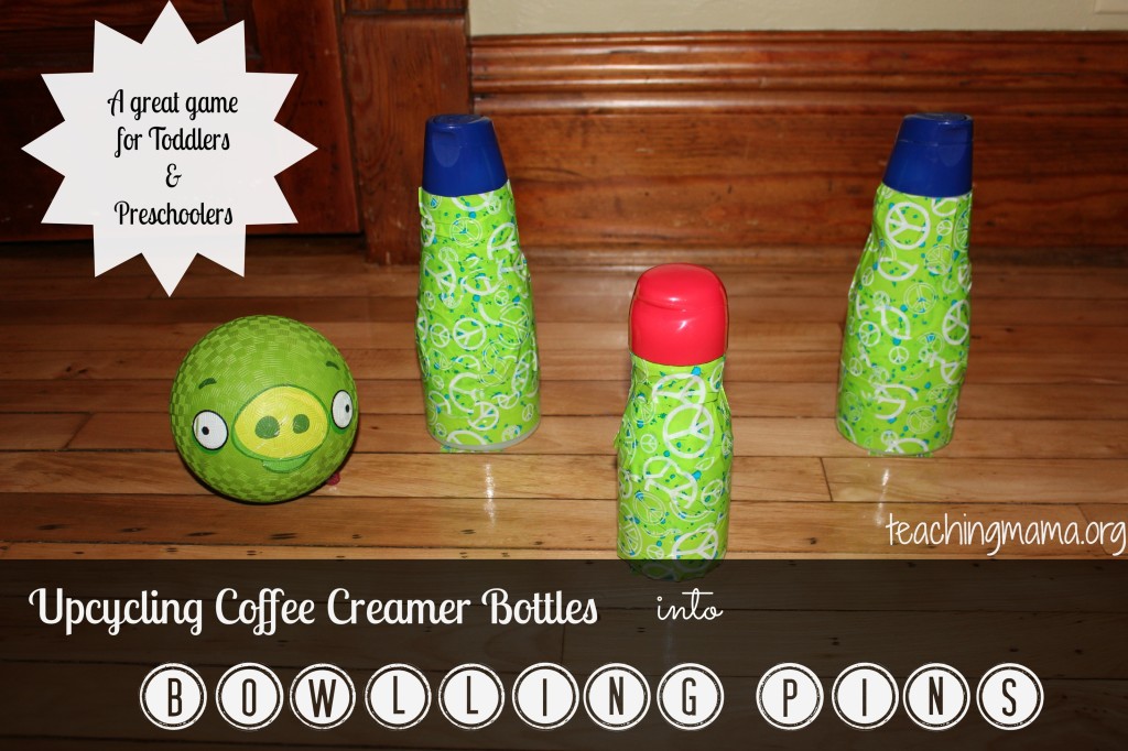 Upcycling Coffee Creamer Bottles into Bowling Pins