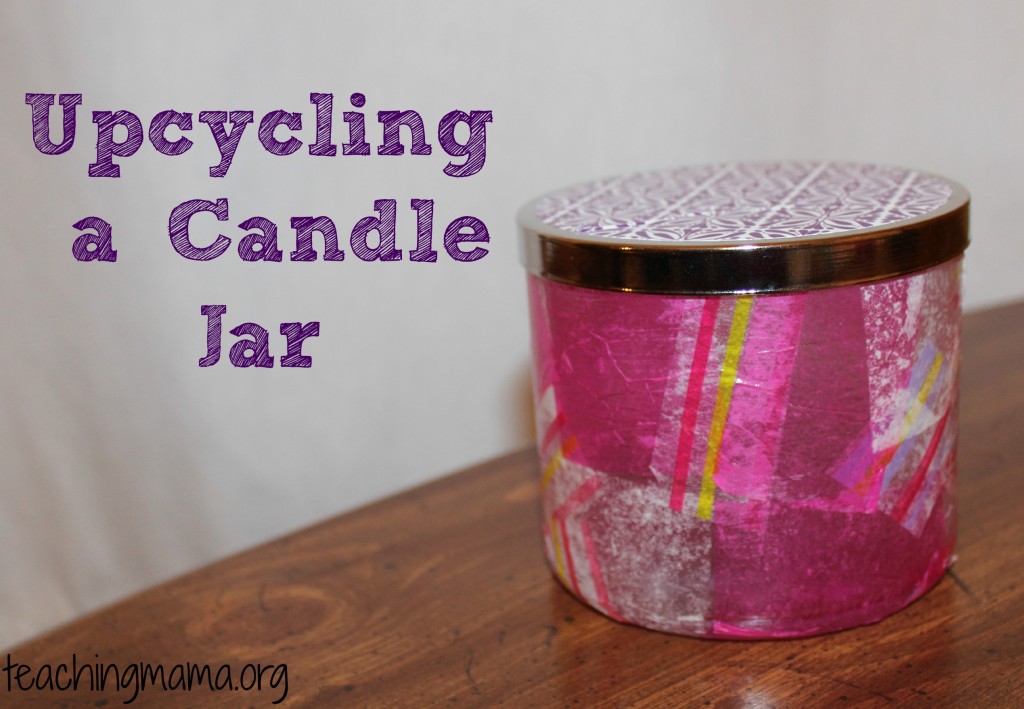 Upcycling Candle Jar