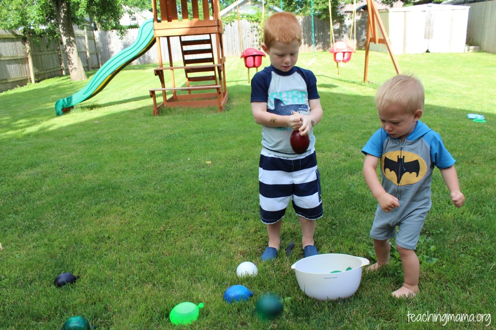 Alphabet Game with Balloons