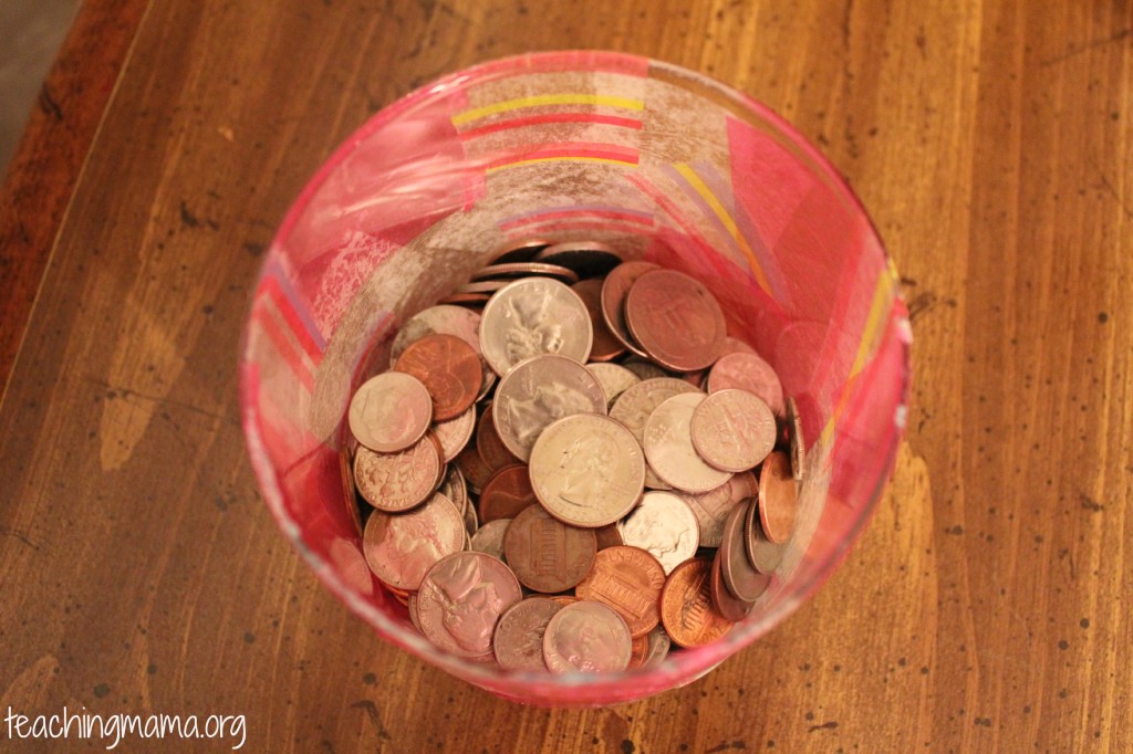 Upcycled Candle Jar with Money