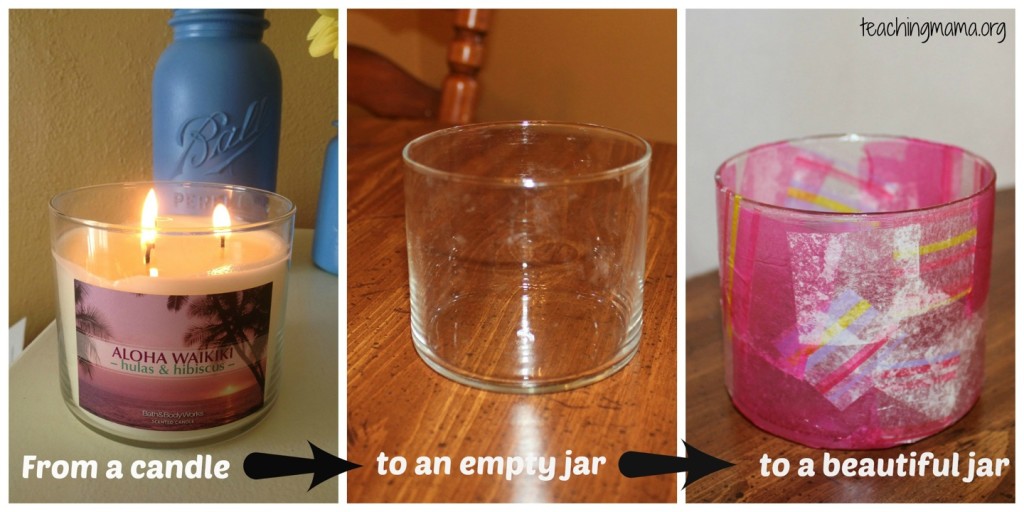 Upcycling Candle Jar