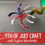 An Easy Fireworks Craft