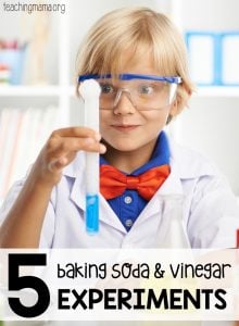 5 Baking Soda and Vinegar Experiments