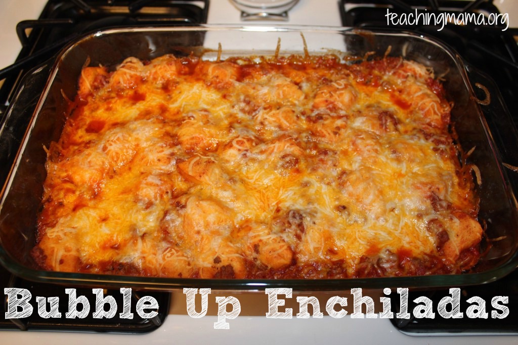 Bubble Up Enchiladas