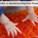 10 Benefits to Homeschooling your Preschooler