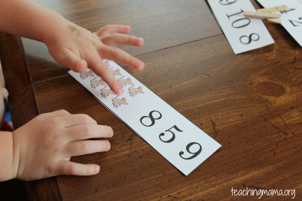 Desert Counting Cards (free printable)