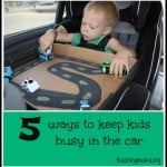 5 Ways to Keep Kids Busy in the Car