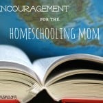 Encouragement for the Homeschooling Mom
