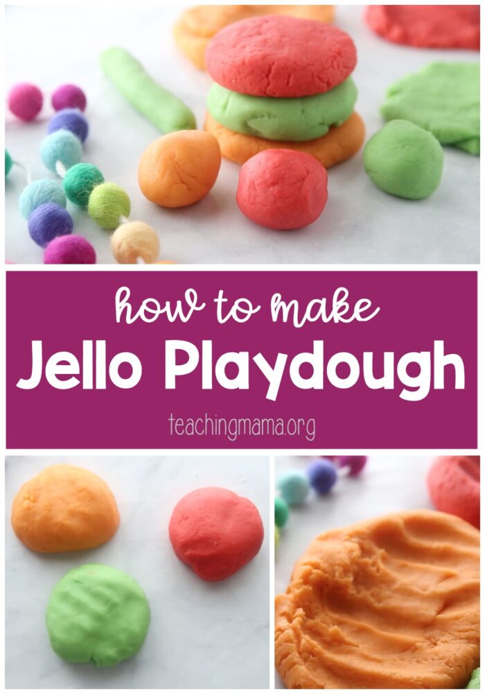 How to Make Jello Playdough Teaching Mama