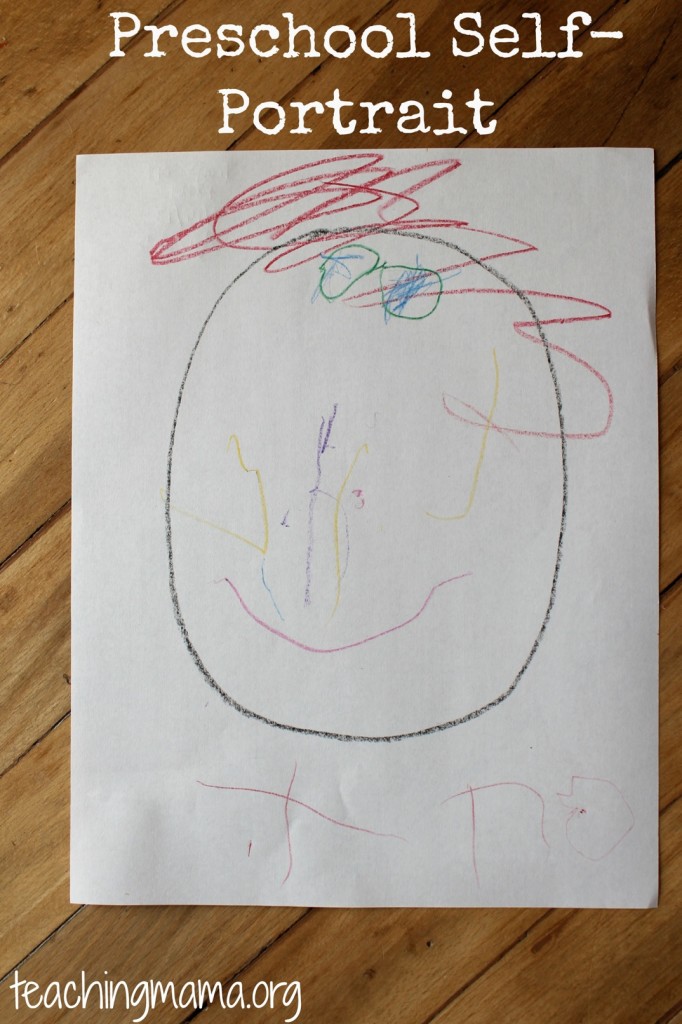 Preschool Self-Portrait