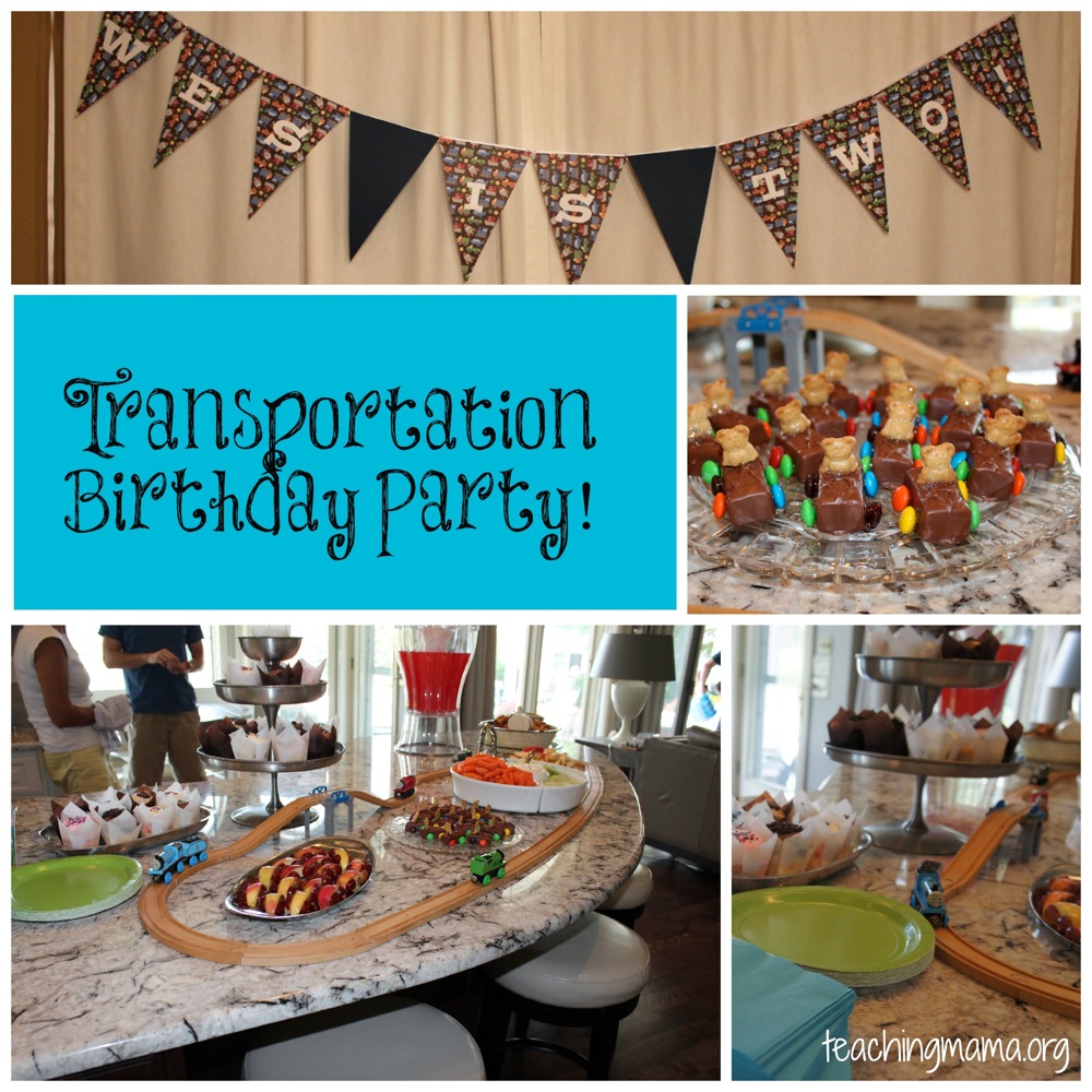 Super Fun Transportation Themed Birthday Party Ideas You Can Easily Recreate