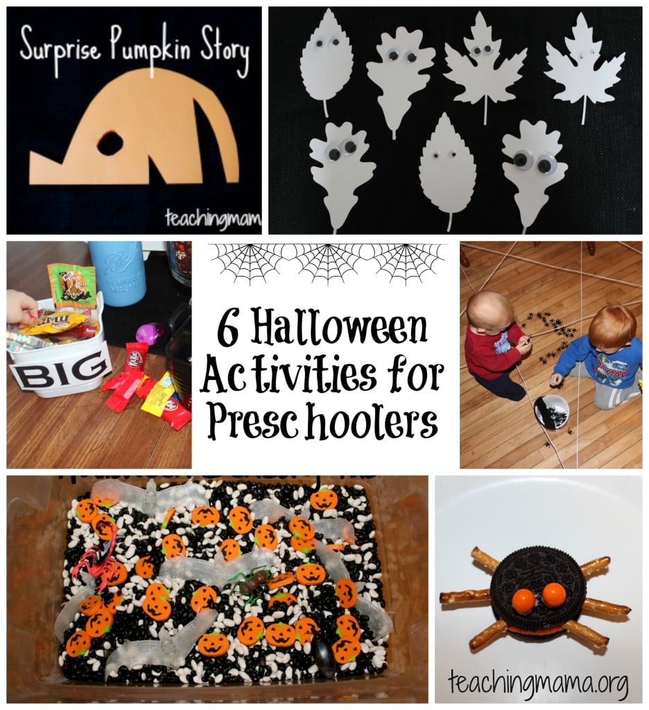 6 Halloween Activities for Preschoolers