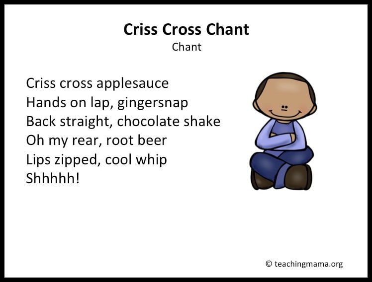 criss cross chant