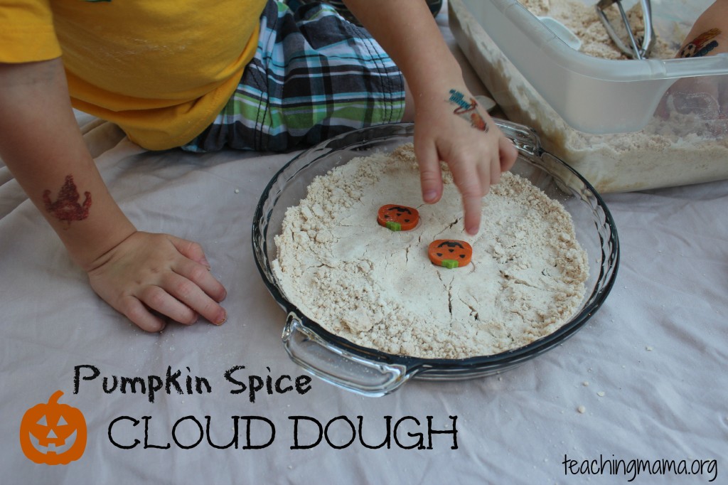 Pumpkin Spice Cloud Dough