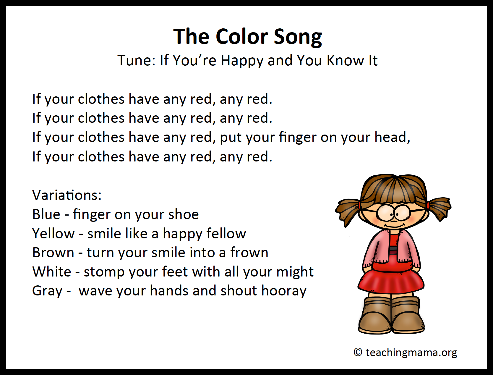 The color song