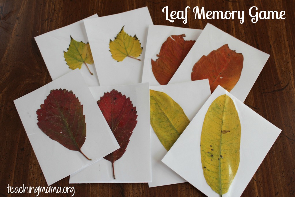 Leaf Memory Game