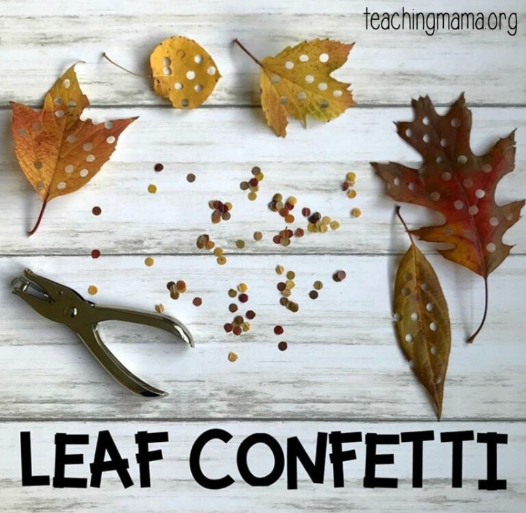 Leaf Activities for Preschoolers - Teaching Mama