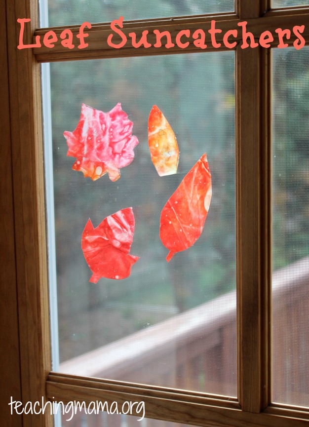 Leaf Suncatchers