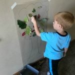 Toddler Tuesday: Sticky Tree Activity
