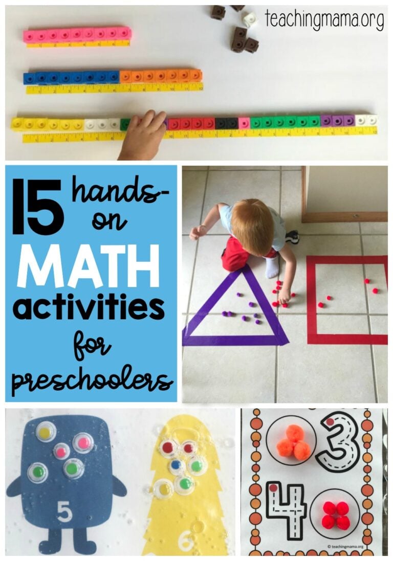 Hands-On Math Activities for Preschoolers