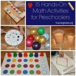15 Hands-On Math Activities for Preschoolers