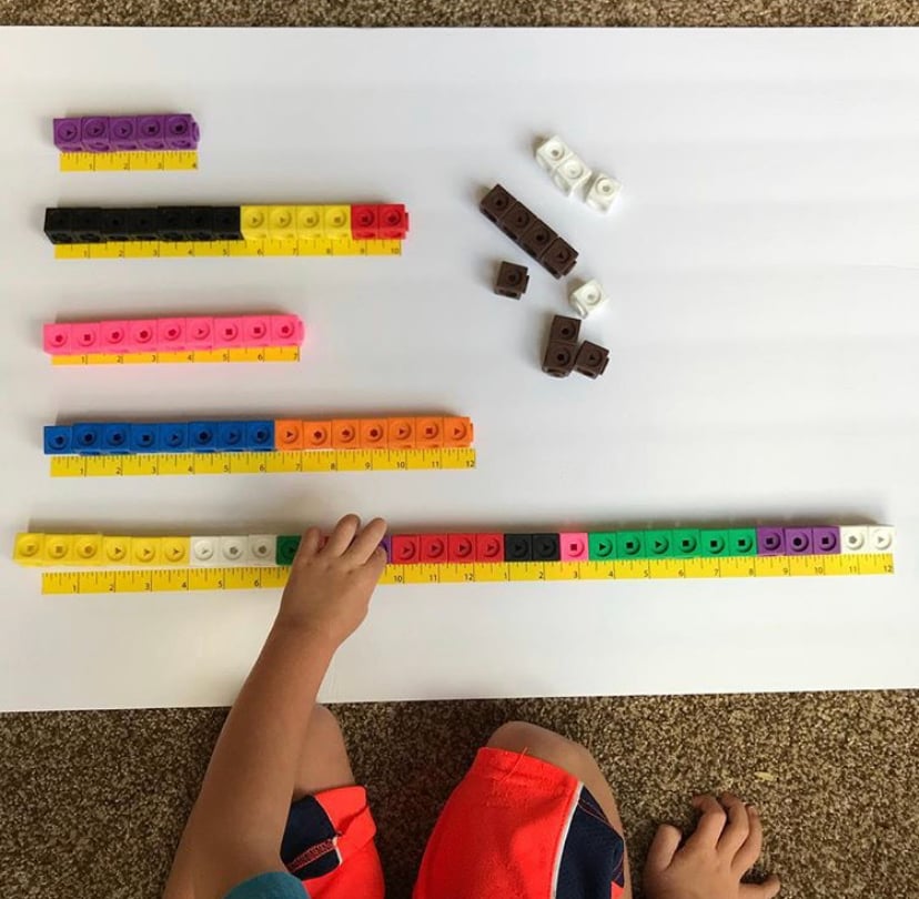 measuring with Unifix cubes